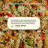 GSN Pesto Protein Pasta with HECK! frozen meal 350g - British product