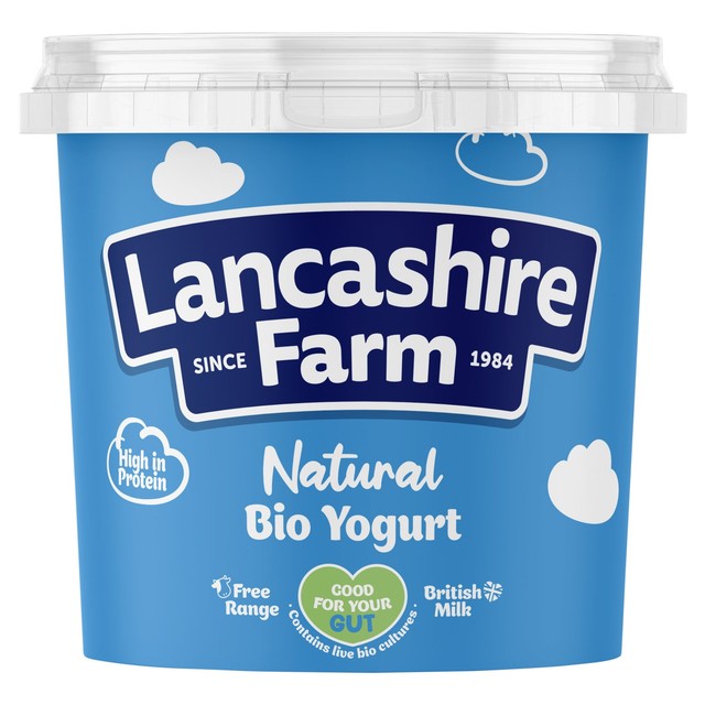 Lancashire Farm Natural Bio Yogurt 1kg, UK version