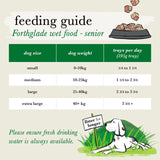 Forthglade Senior White Fish wet dog food 395g - British product