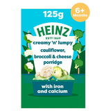 Heinz cauliflower broccoli cheese baby porridge 125g, UK version