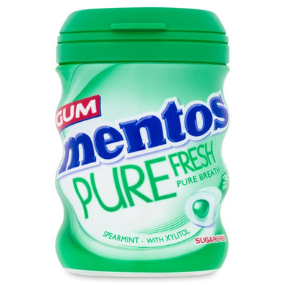 Mentos Sukkerfri Tyggegummi Spearmint 70g