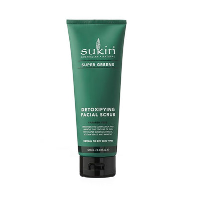 Sukin Super Greens Detoxifying Facial Scrub 125ml
