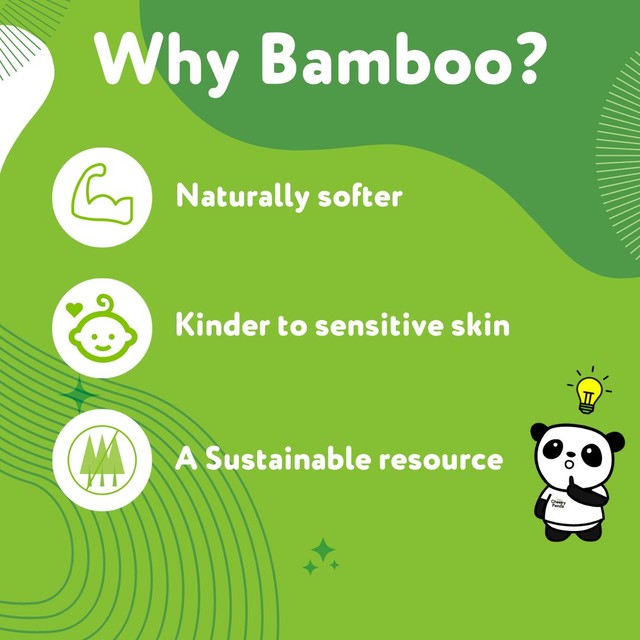 The Cheeky Panda Bamboo Balsam Tissues 64 Pack (British brand)