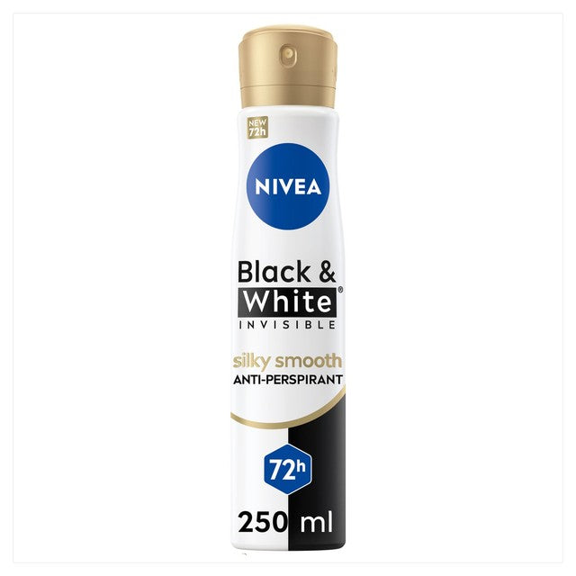 Nivea Black and White anti-perspirant spray 250ml, imported from the UK
