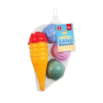 Hoot Ice Cream Sand Moulds 8-Piece Sand Toy Set
