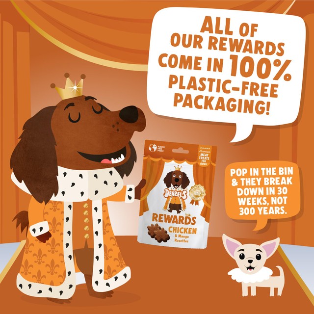 Denzel's chicken and mango dog treats 70g - British product