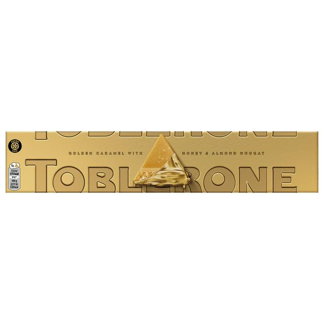 Toblerone Golden Caramel with Honey Almond Nougat Bar 360g
