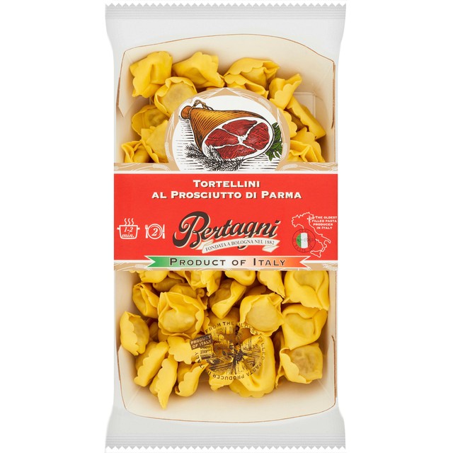 Bertagni Parma Ham tortellini pasta 250g - British product
