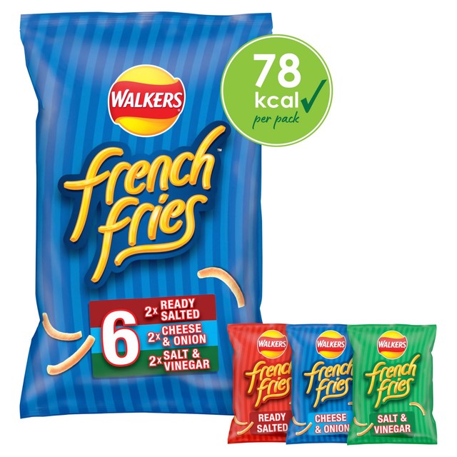 Walkers French Fries potato crisps variety pack (British brand)