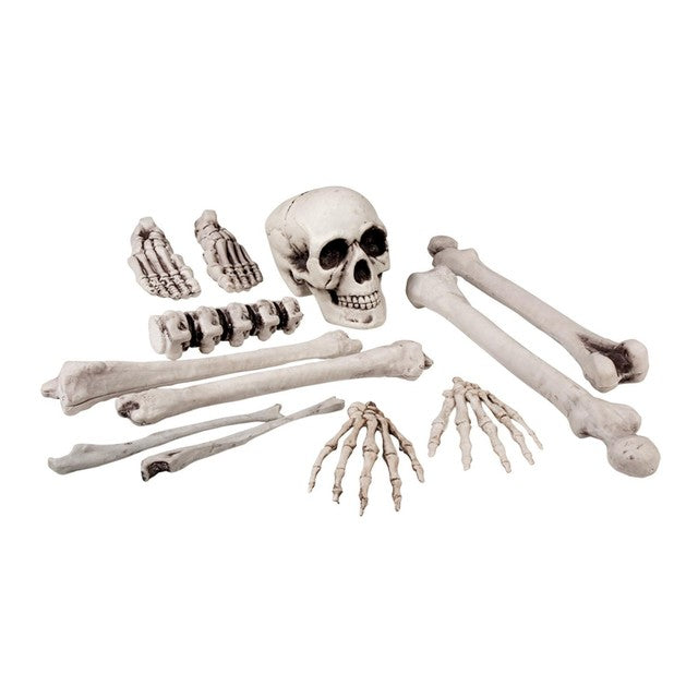 Boland Skull & Bones Halloween Decoration 12 pack (British brand)