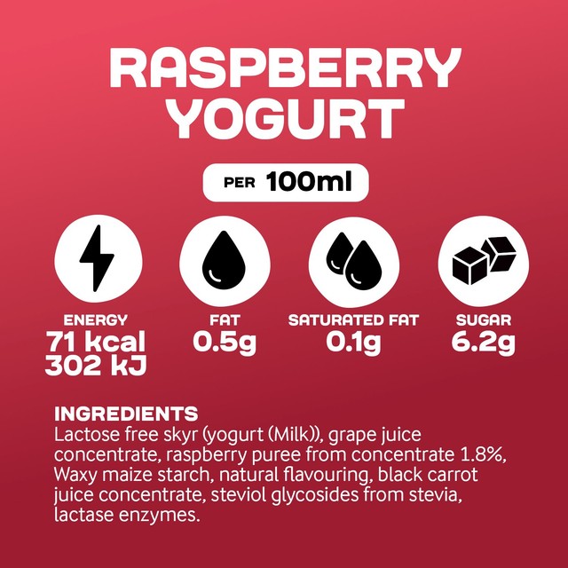 Arla protein raspberry yogurt 200g - British product