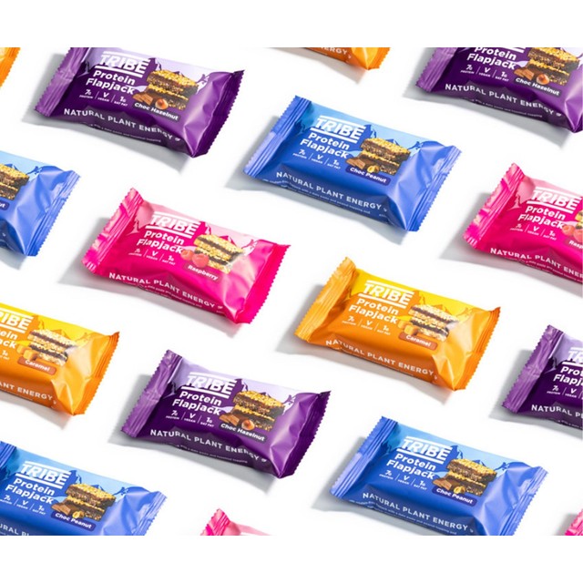 TRIBE Raspberry Protein Flapjack 50g (British brand)