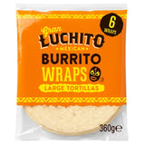 Gran Luchito soft wheat tortilla wraps 6 pack, UK version