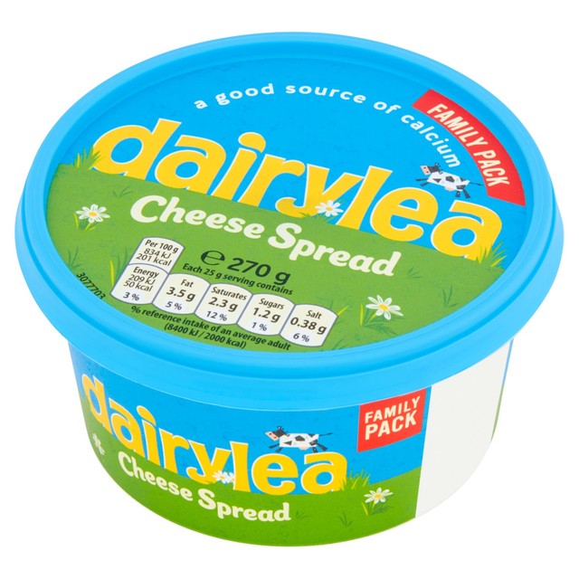 Dairylea cheese spread with added calcium 270g - British product