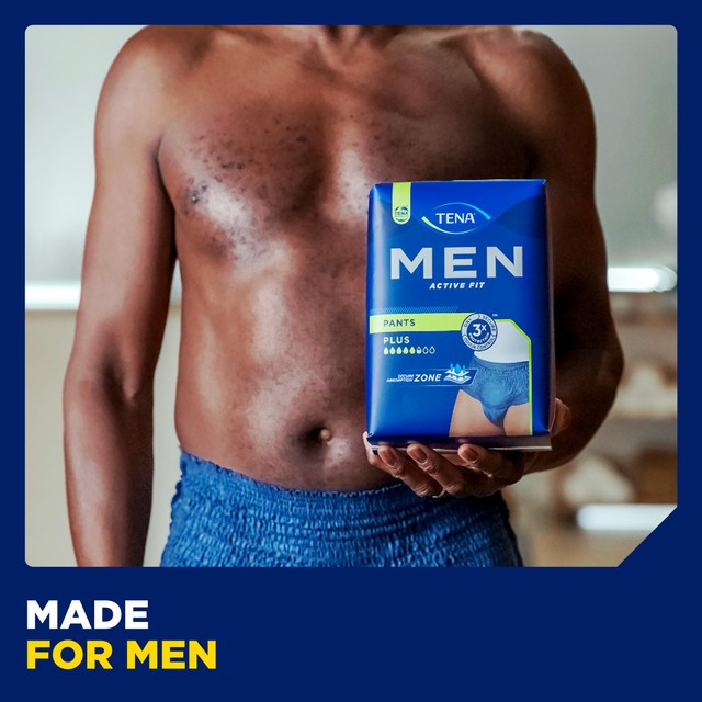 TENA Men Active Fit Incontinence Pants Plus Large (British brand)
