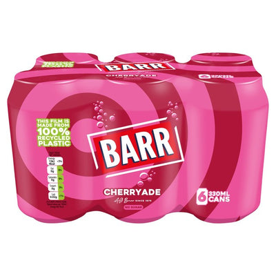 Barr Cherryade Sparkling Soft Drink 6 x 330 ml