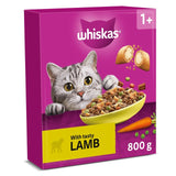 Whiskas dry cat food with lamb 825g (British brand)