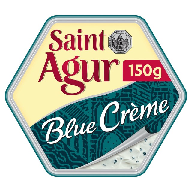 Saint Agur blue cheese spread tub 150g - British product