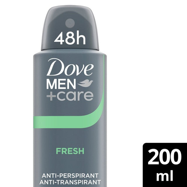Dove Men+Care Fresh anti-perspirant deodorant aerosol 200ml - British product