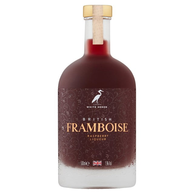 White Heron Framboise raspberry liqueur 500ml (British brand)