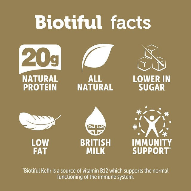 Biotiful Kefir High Protein Drink Chocolate 330ml - British product