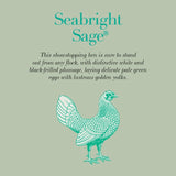 Clarence Court Seabright Sage Eggs 6 pack - British product