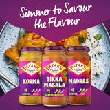 Patak's Bhuna Curry Sauce 450g jar, imported from the UK