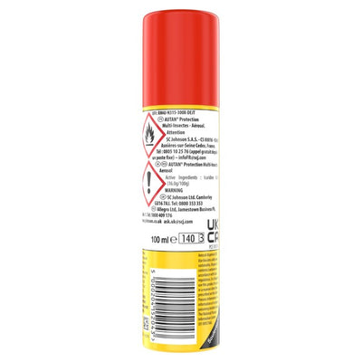 Autan Multi-Insect Aerosol Répulsif Anti-Insectes 100ml