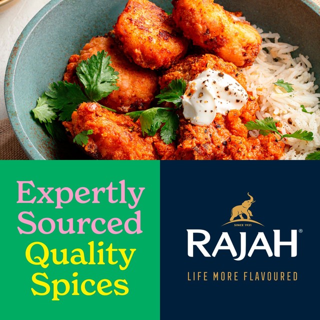Rajah Hot Madras curry powder 100g, UK version