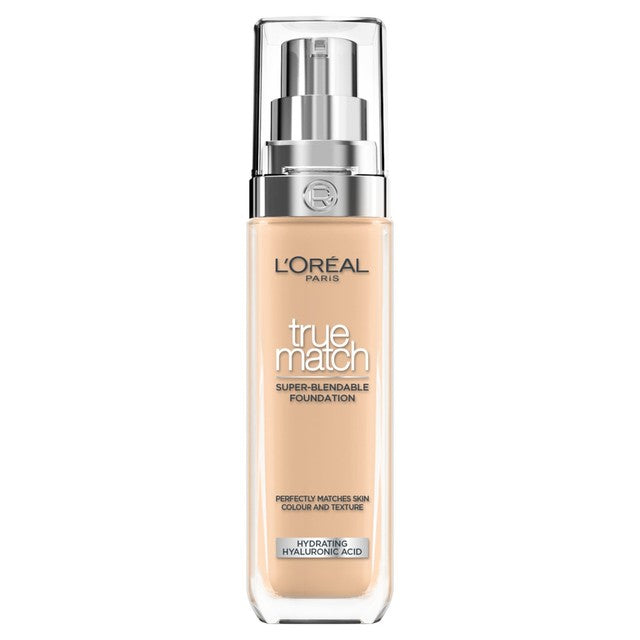L'Oreal Paris True Match Foundation 3N Creamy Beige 30ml, UK version