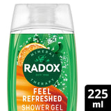 Radox Feel Refreshed Shower Gel 225ml, imported from the UK