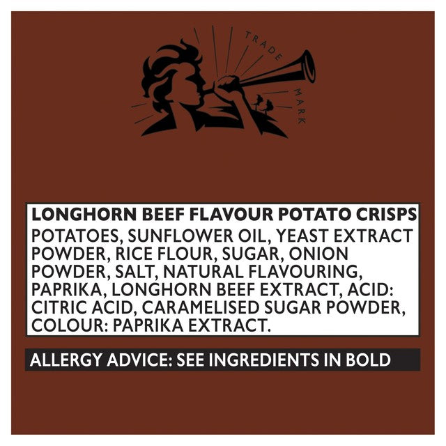 Pipers Great Berwick Longhorn Beef Sharing Bag Crisps
