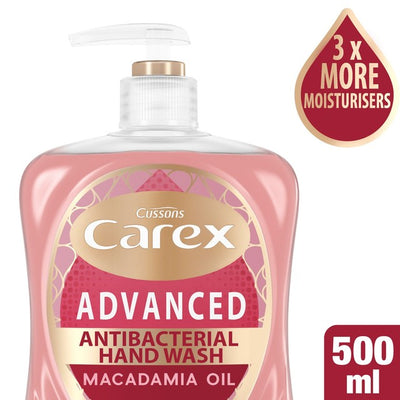 Carex Advanced Care+ Macadamia Oil Antibacterial Hand Wash 500ml