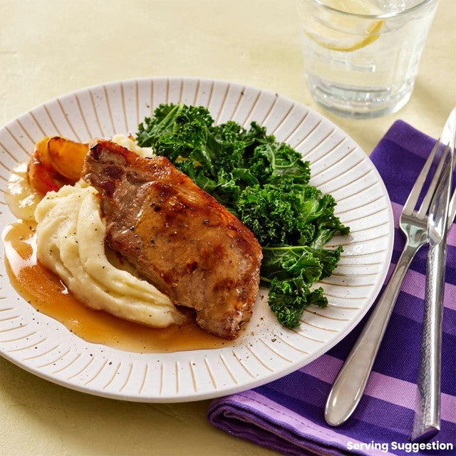 Ocado British pork loin steaks 480g, imported from the UK