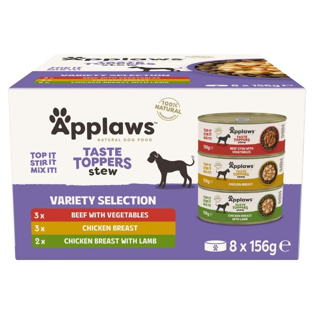 Applaws dog stew multipack selection 8x156g - British product