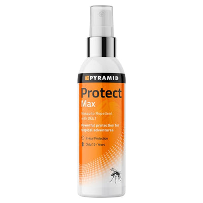 Pyramid Protect Max Mosquito Spray with DEET Insect Repellent Spray 100ml