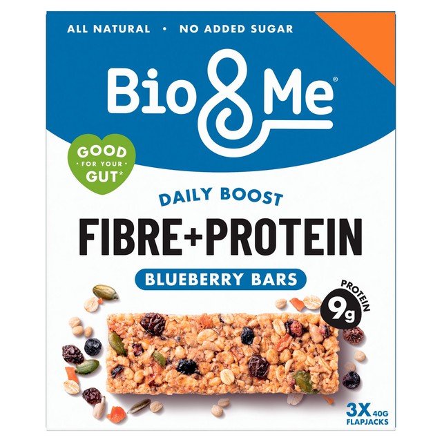 Bio&Me Blueberry Protein Bar 3 x 40g - British product