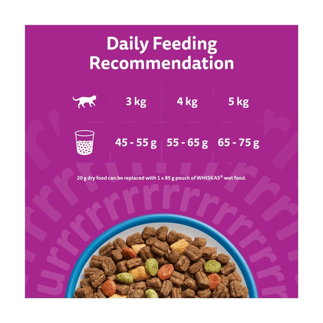 Whiskas dry cat food with tuna 800g (British brand)
