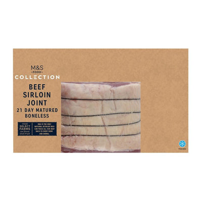 M&S Select Farms British Beef Sirloin Roasting Joint 1.25kg