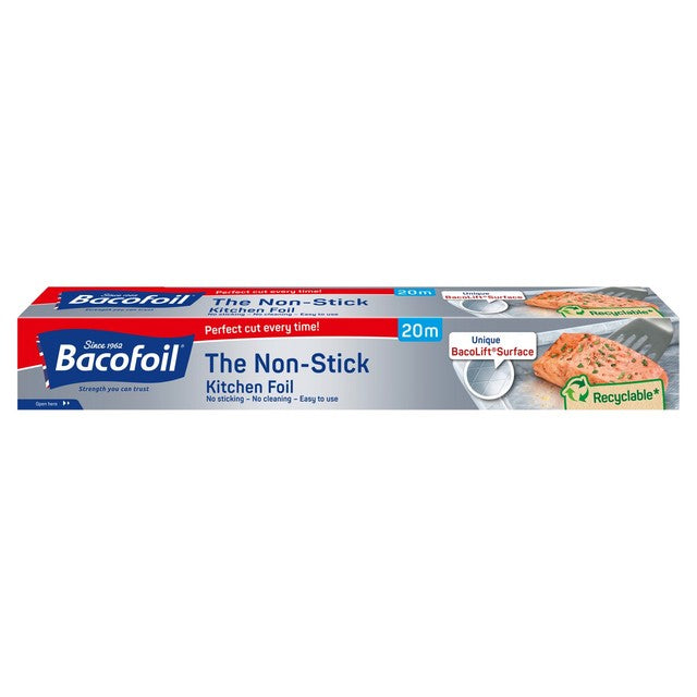 Bacofoil Non-Stick Kitchen Foil 20m x 30cm - British product