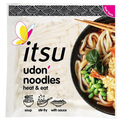 Itsu Udon Noodles Straight to Wok Japanese-Style Wheat Noodles 150g