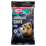 Dr Oetker milk chocolate chips 100g - British product