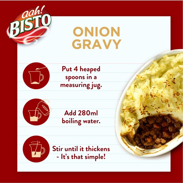 Bisto onion gravy granules 300g - British product