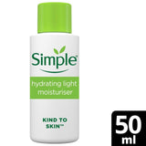 Simple Hydrating Light Moisturiser Travel Size 50ml (British brand)