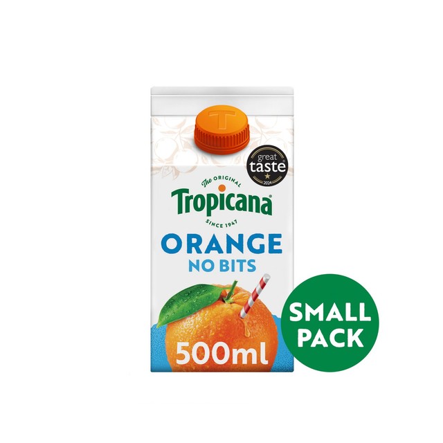 Tropicana Orange Smooth orange juice 500ml (British brand)