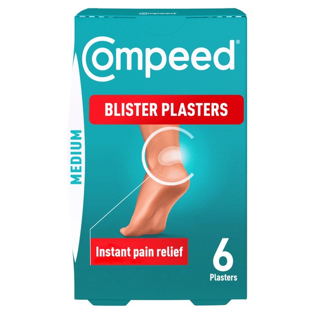 Compeed medium blister plasters pack of 6 - British product