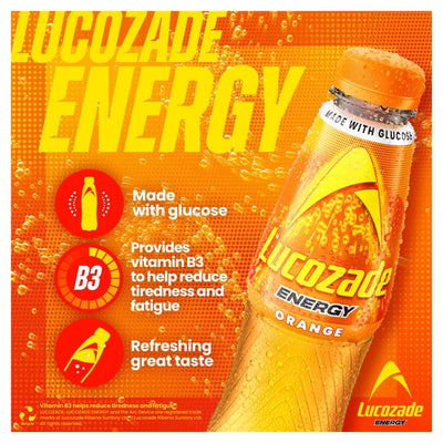Lucozade Energy Boisson Orange 4 x 380ml