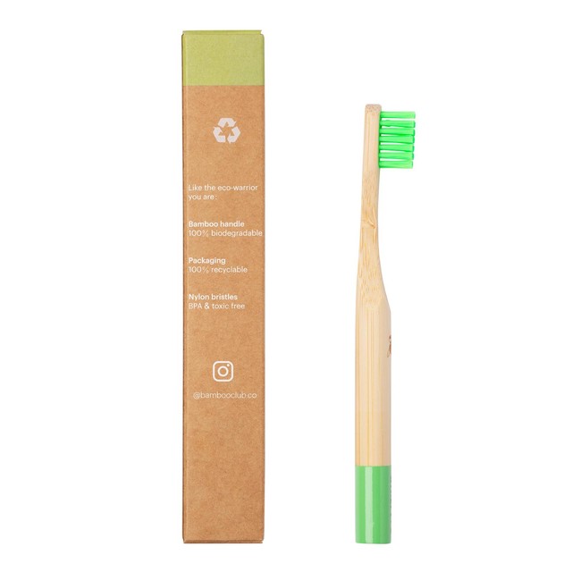 Bambino Green Kids Toothbrush - British product