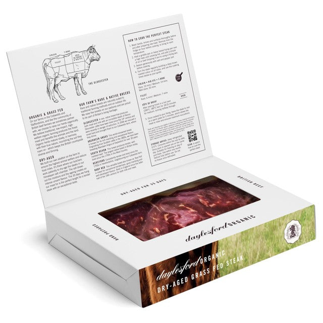 Daylesford Organic Sirloin Steak 454g - British product