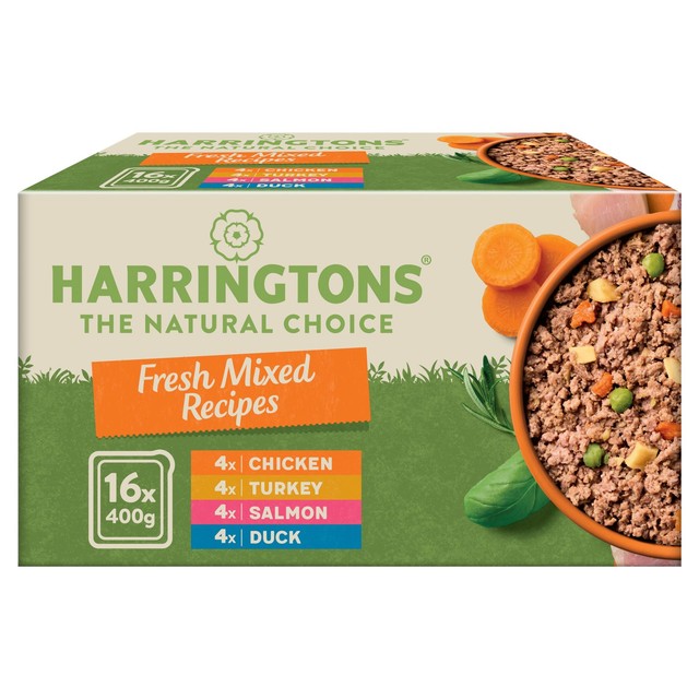 Harringtons wet dog food mixed pack 6.4kg, UK version